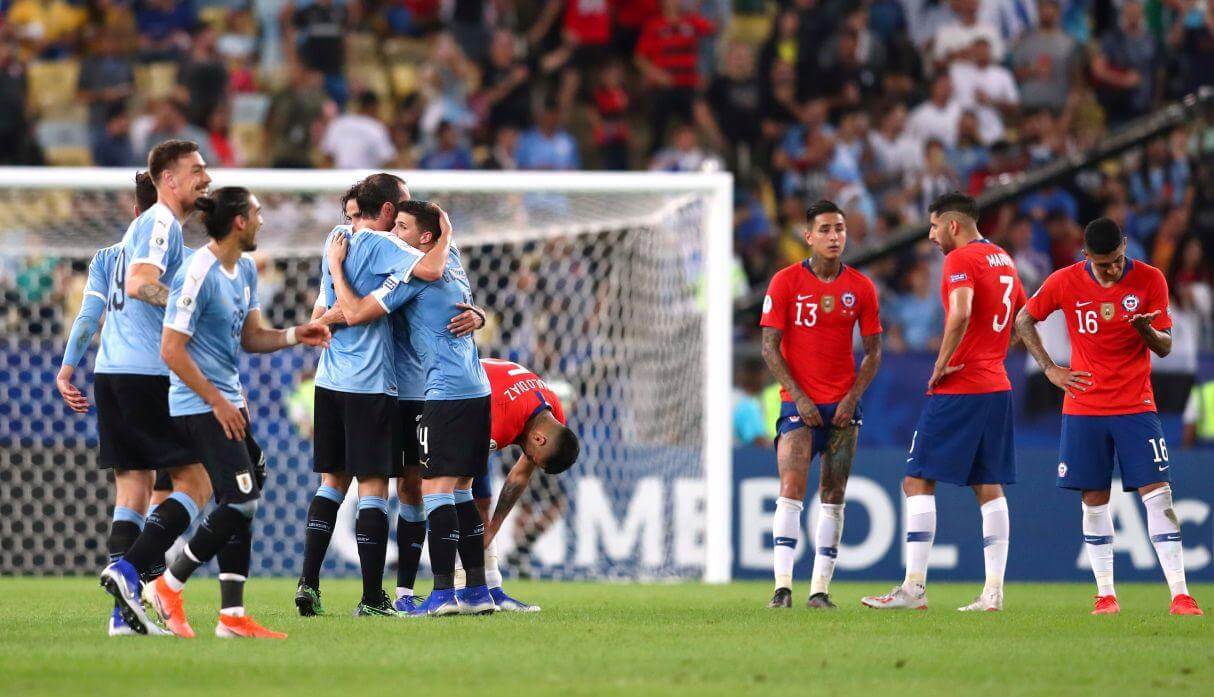 uruguay derrota a chile copa america brasil 2019